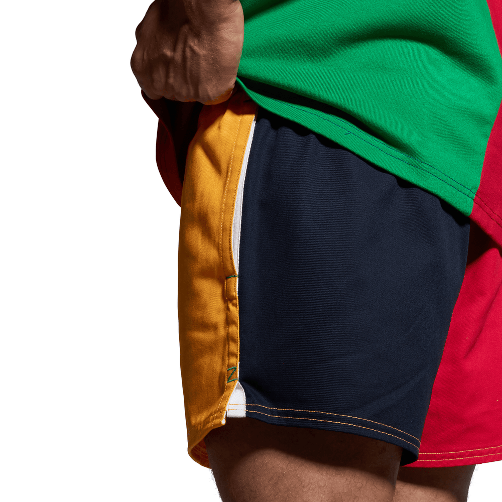 Canterbury 120 Years Limited-Edition Harlequin Shorts (Unisex) - AU Emerald