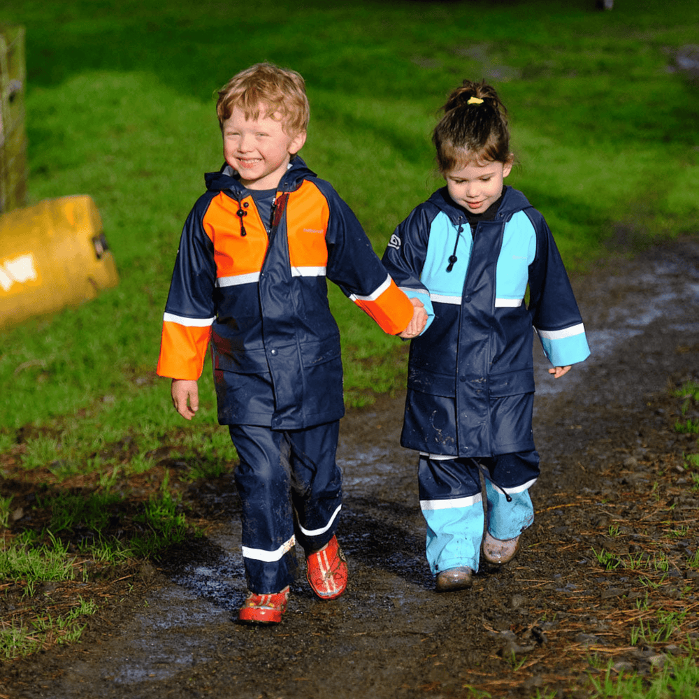 
                  
                    Betacraft Kids Tuffbak Overtrousers - Navy/Orange
                  
                