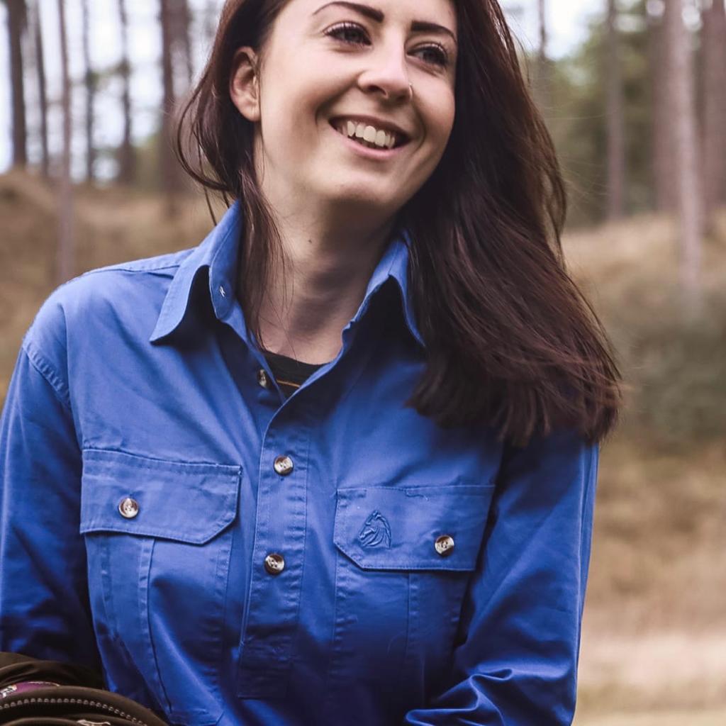 Australian Brumby Work Shirts (Unisex) - Cobalt