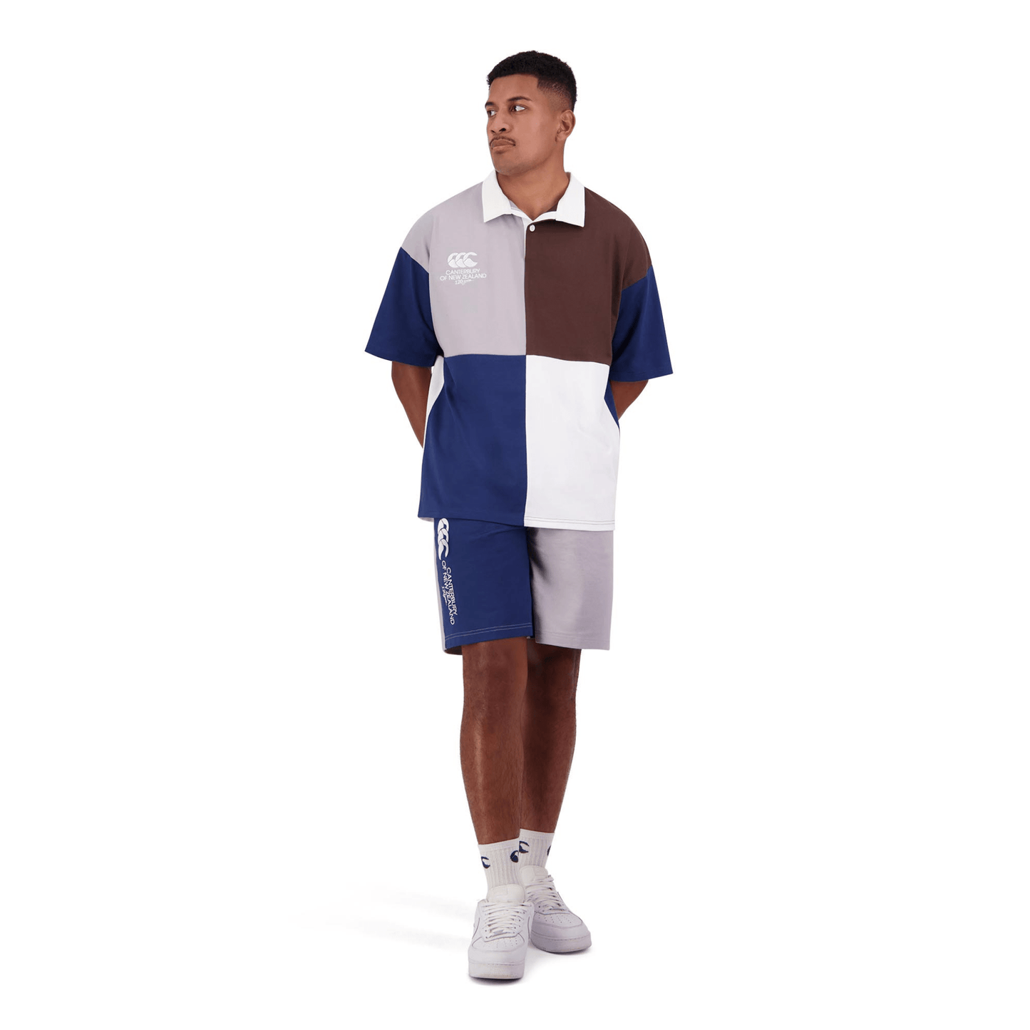 Canterbury 120 Years Limited-Edition Heritage Rugby Jersey (Unisex) - Navy/Brown