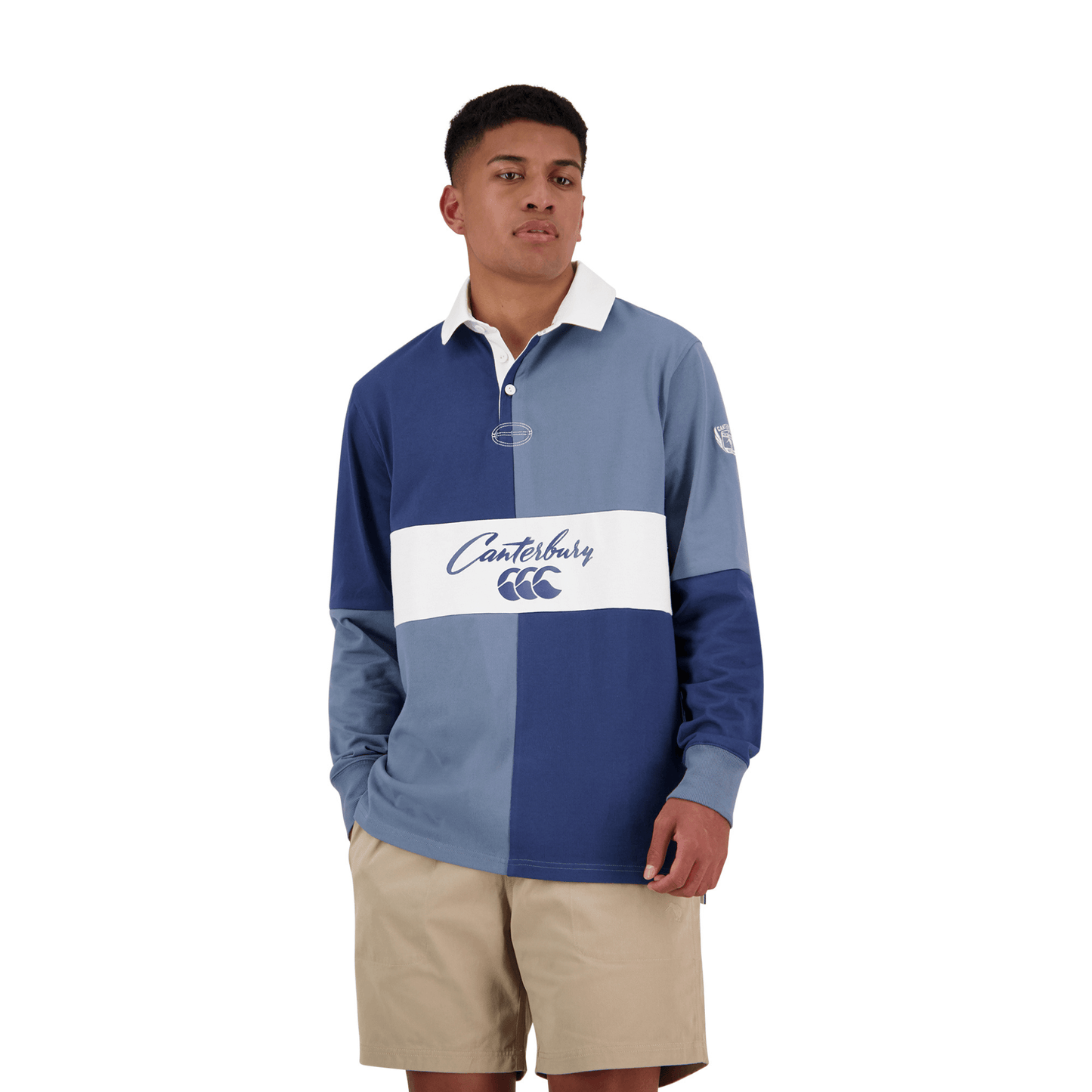 Canterbury Heritage Striped Rugby Jersey (Unisex) - Blue Mirage