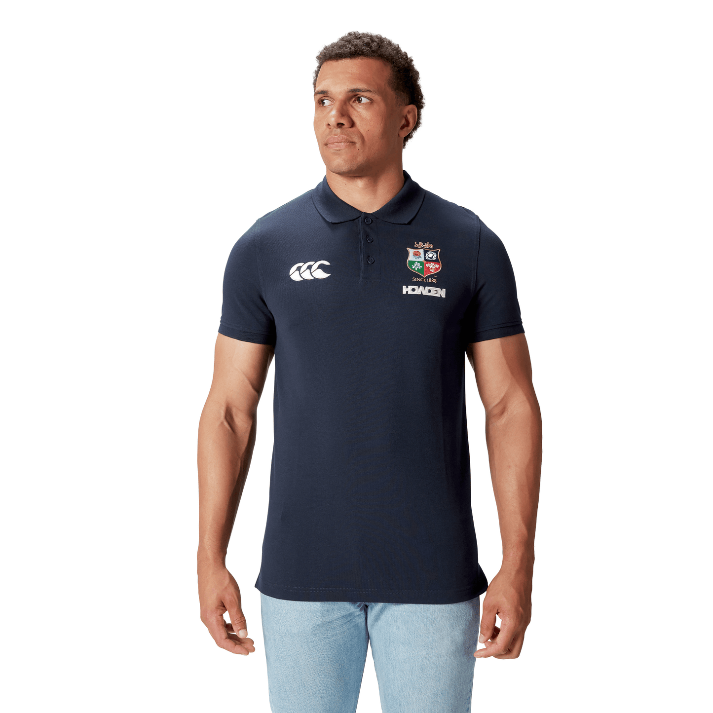 Canterbury British & Irish Lions Pique Rugby Polo (Unisex) - Dark Sapphire