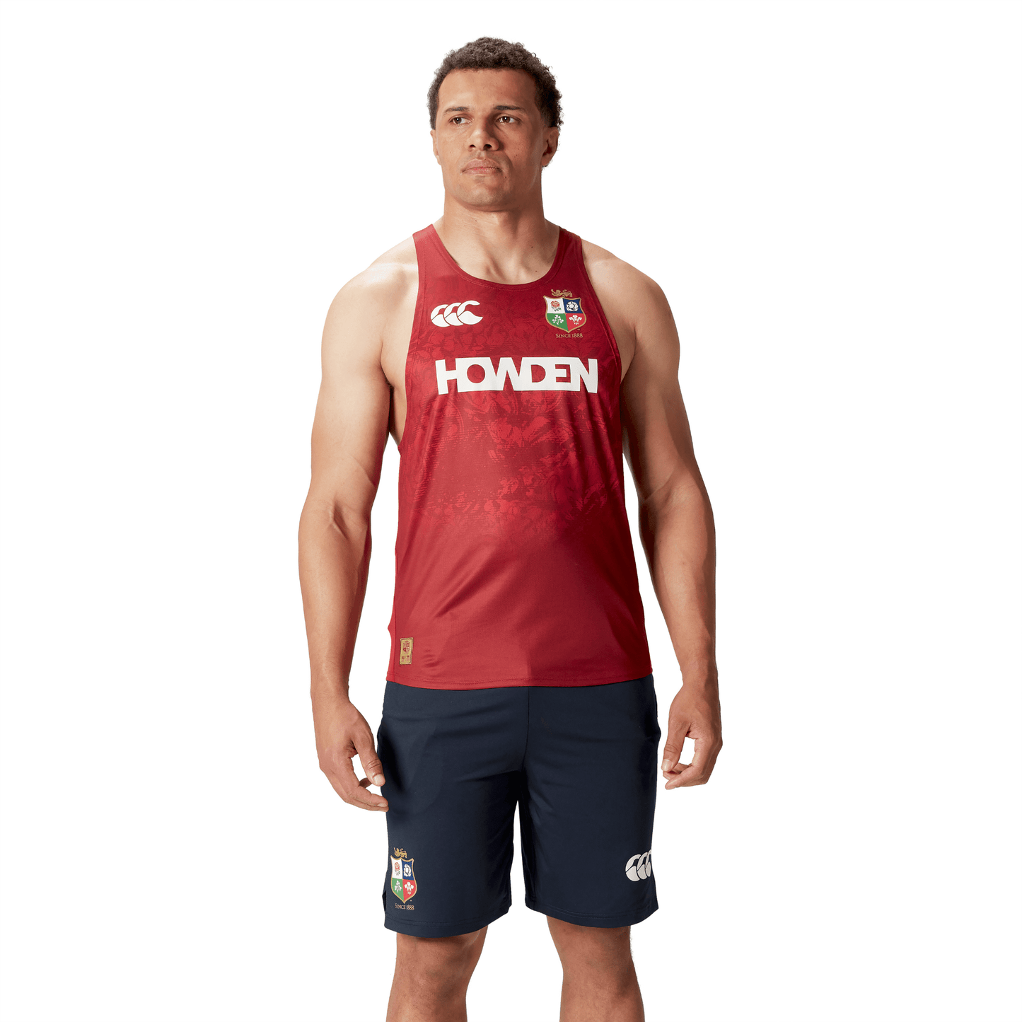 Canterbury British & Irish Lions Poly Singlet (Unisex) - Red Dahlia