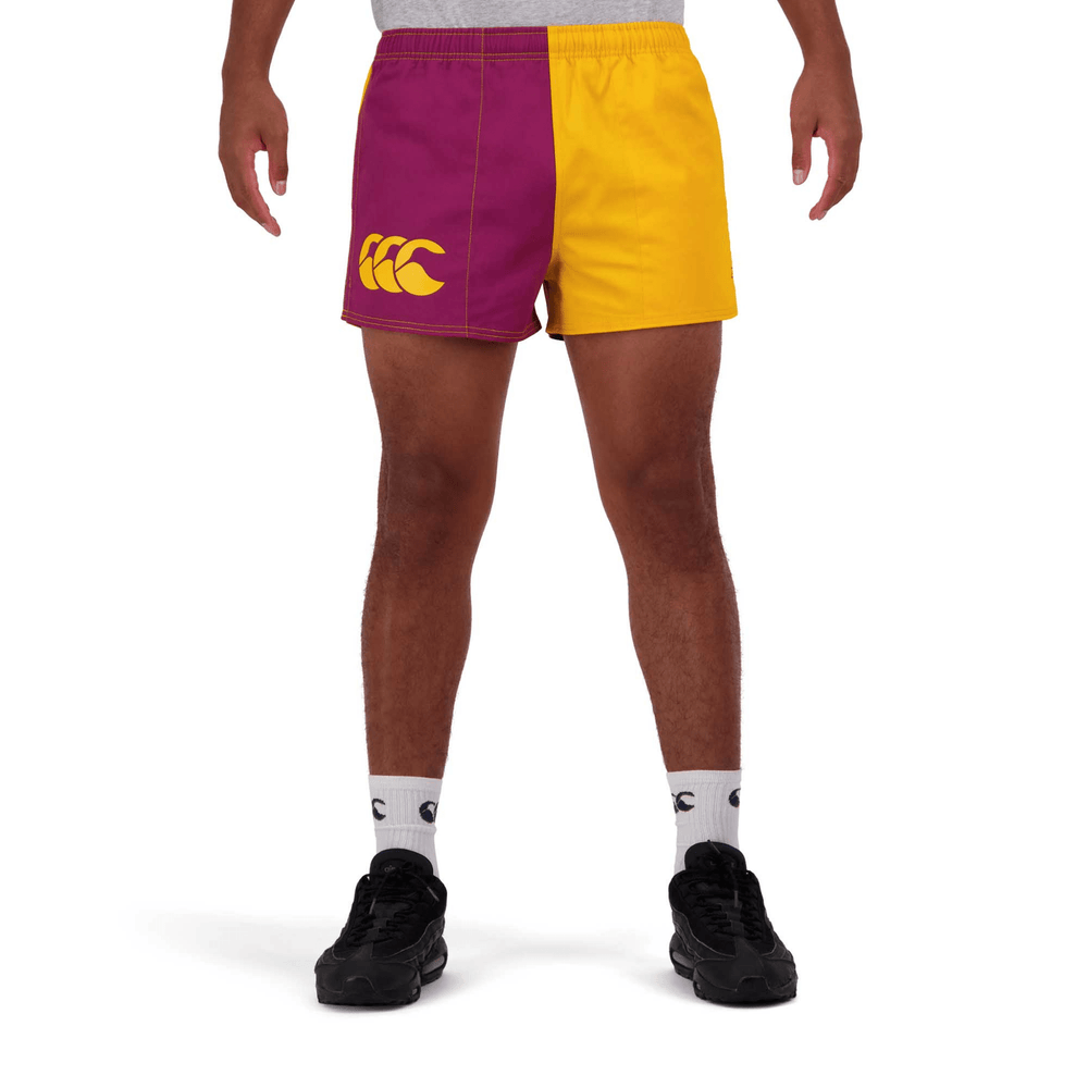 
                  
                    Canterbury Limited Edition Harlequin Shorts (Unisex) - Maroon/Gold
                  
                