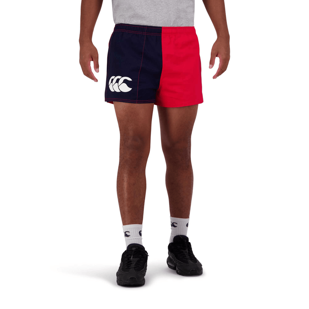 
                  
                    Canterbury Limited Edition Harlequin Shorts (Unisex) - Scarlet/Navy
                  
                