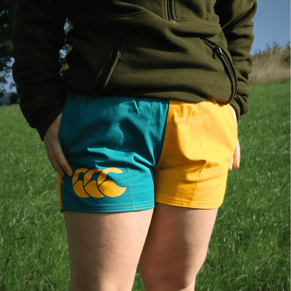 
                  
                    Canterbury Limited Edition Harlequin Shorts (Unisex) - Alpine/Gold
                  
                