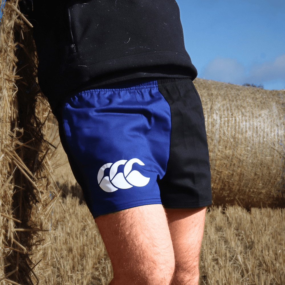 
                  
                    Canterbury Limited Edition Harlequin Shorts (Unisex) - Royal/Jet Black
                  
                