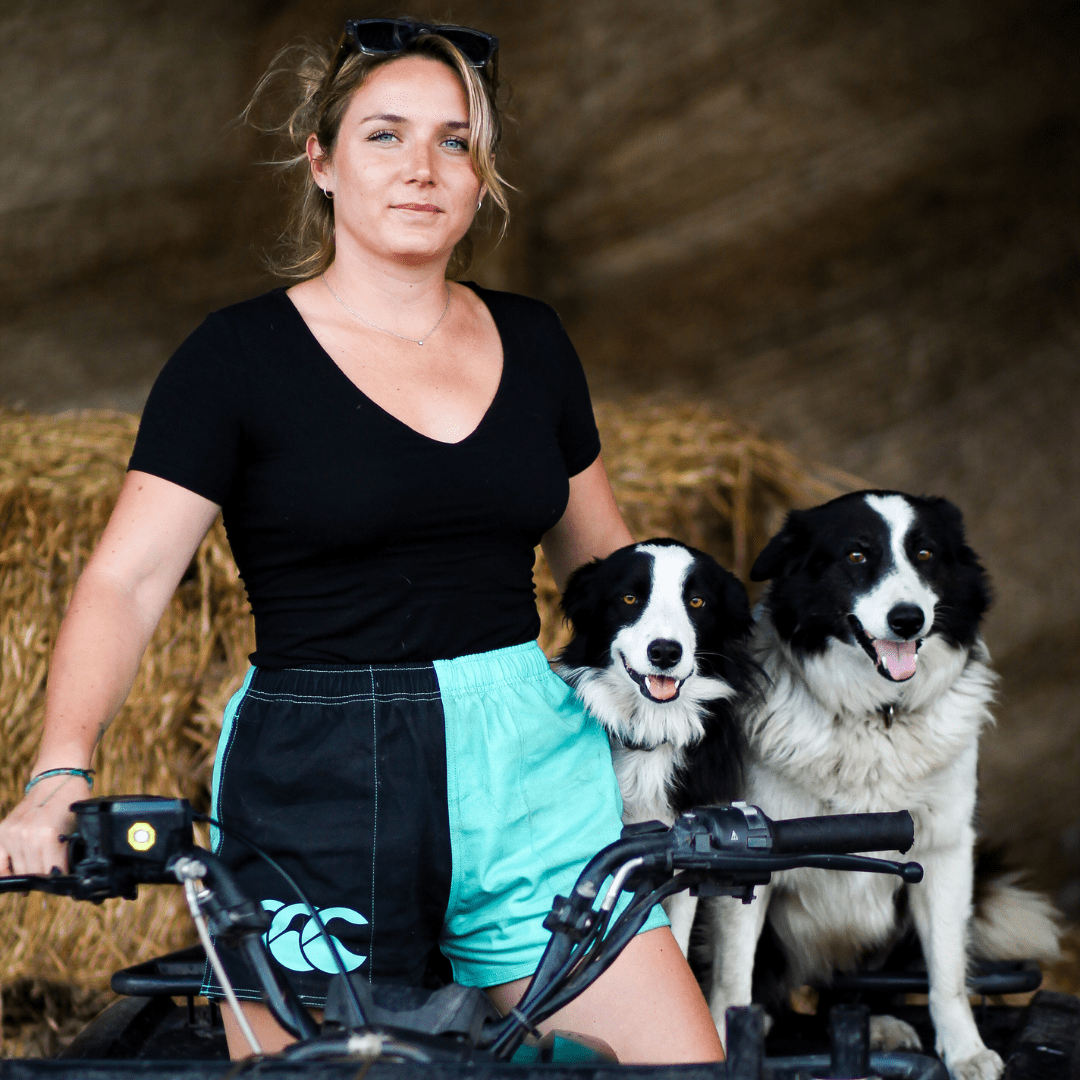 Canterbury Limited Edition Harlequin Shorts (Unisex) - Black/Turquoise