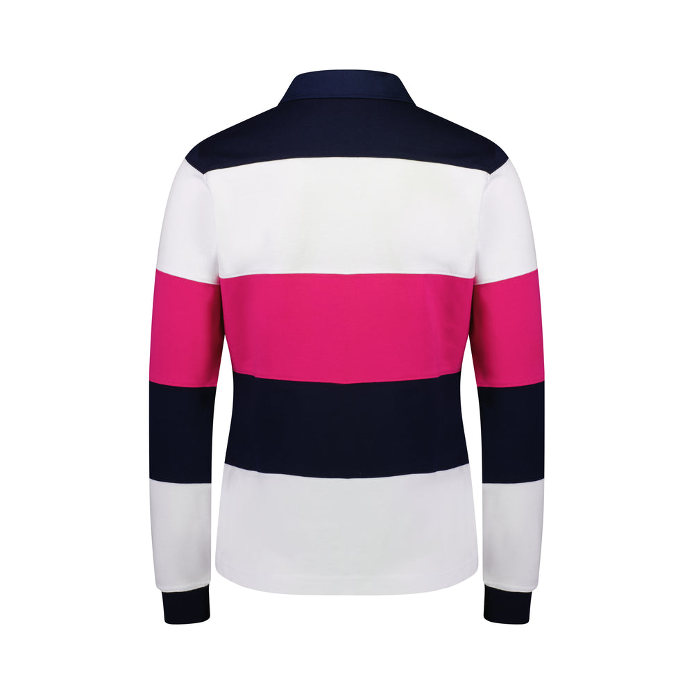 Canterbury Women's Webber Rugby Jersey - Fuchsia/Navy/White