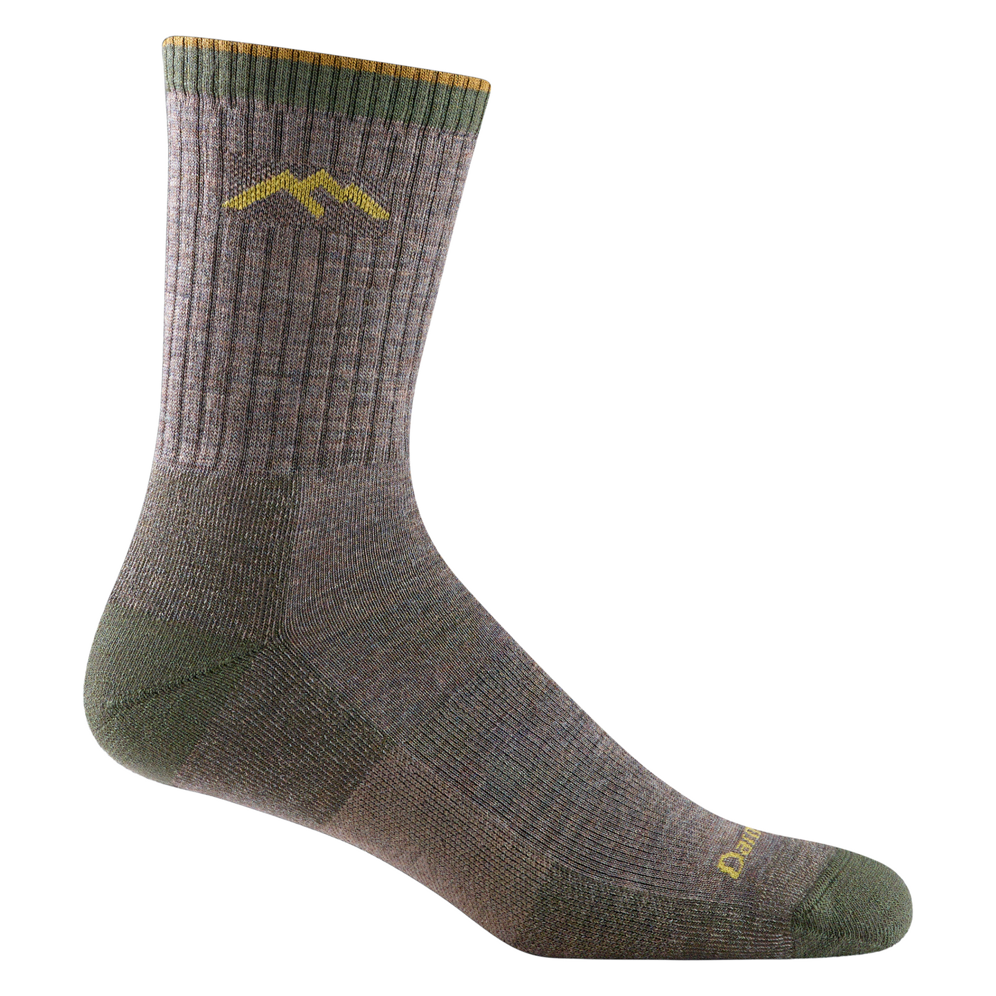 Darn Tough Men's Hiker Micro Crew Midweight with Cushion Socks - Taupe