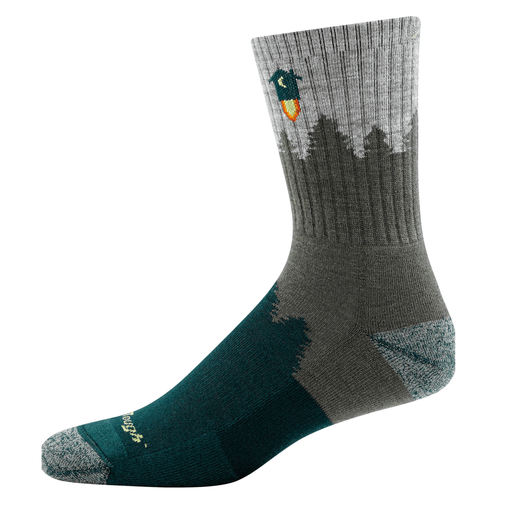 
                  
                    Darn Tough Men's Hiker Number 2 Micro Crew Midweight with Cushion Socks - Green
                  
                