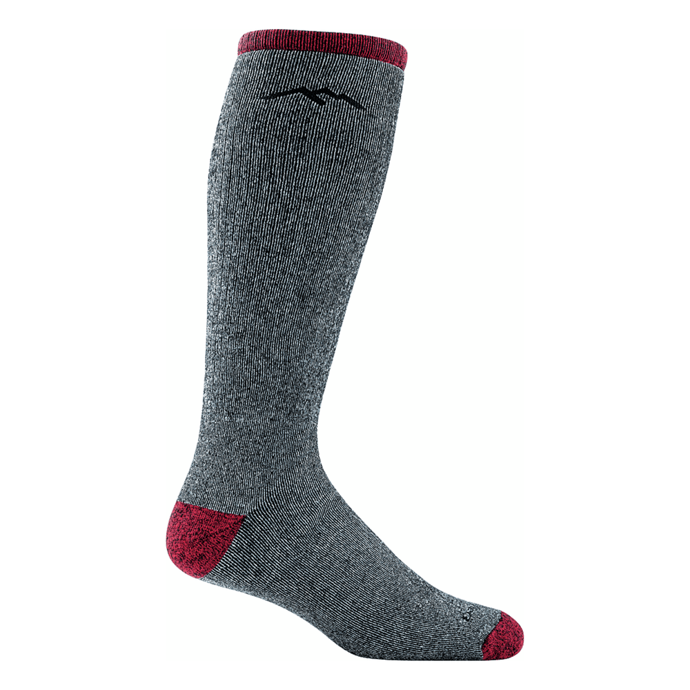 Darn Tough Men's Mountaineering Over-the-Calf Heavyweight with Full Cushion Hiking Sock - Smoke