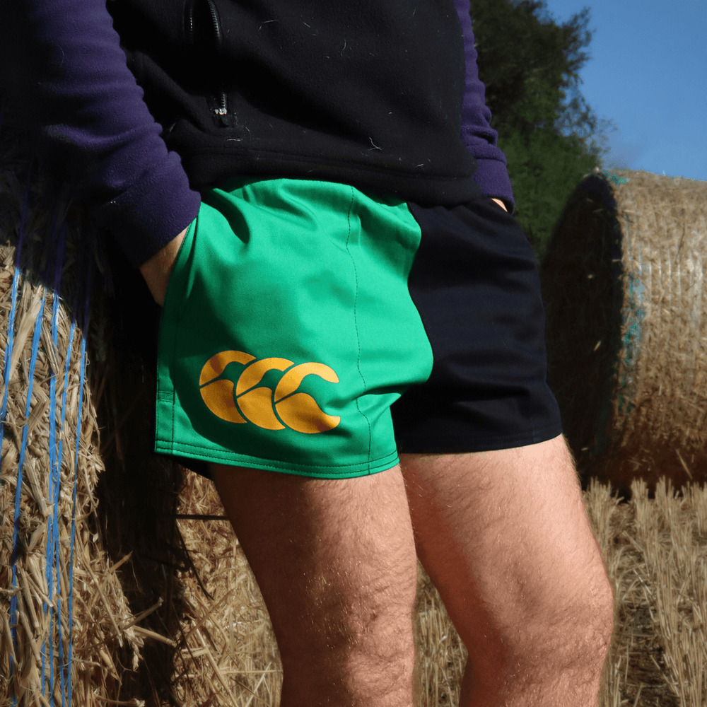Canterbury Limited Edition Harlequin Shorts (Unisex) - Emerald/Black