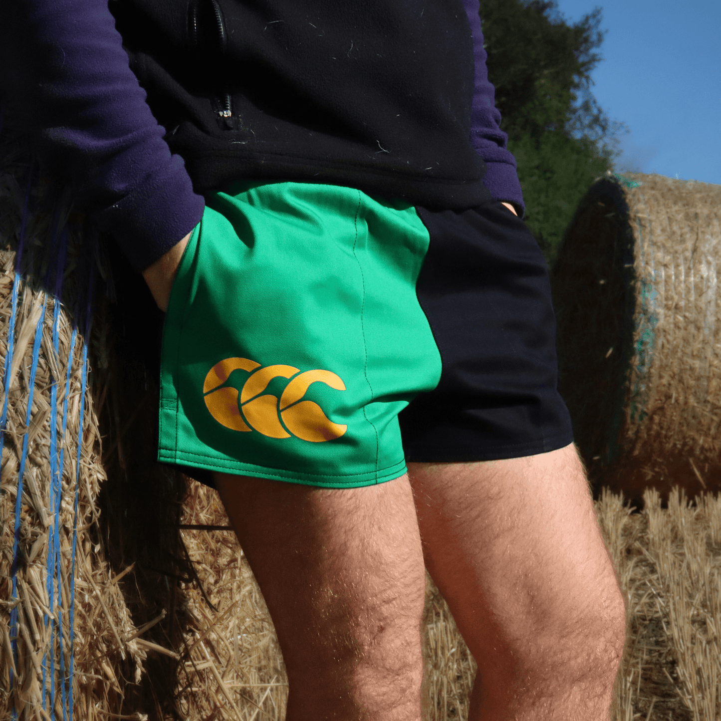Canterbury Limited Edition Harlequin Shorts (Unisex) - Emerald/Black