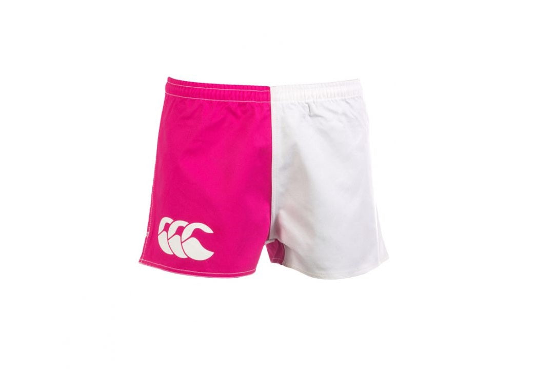 Canterbury Kids Harlequin Shorts (Unisex) - Pink/White