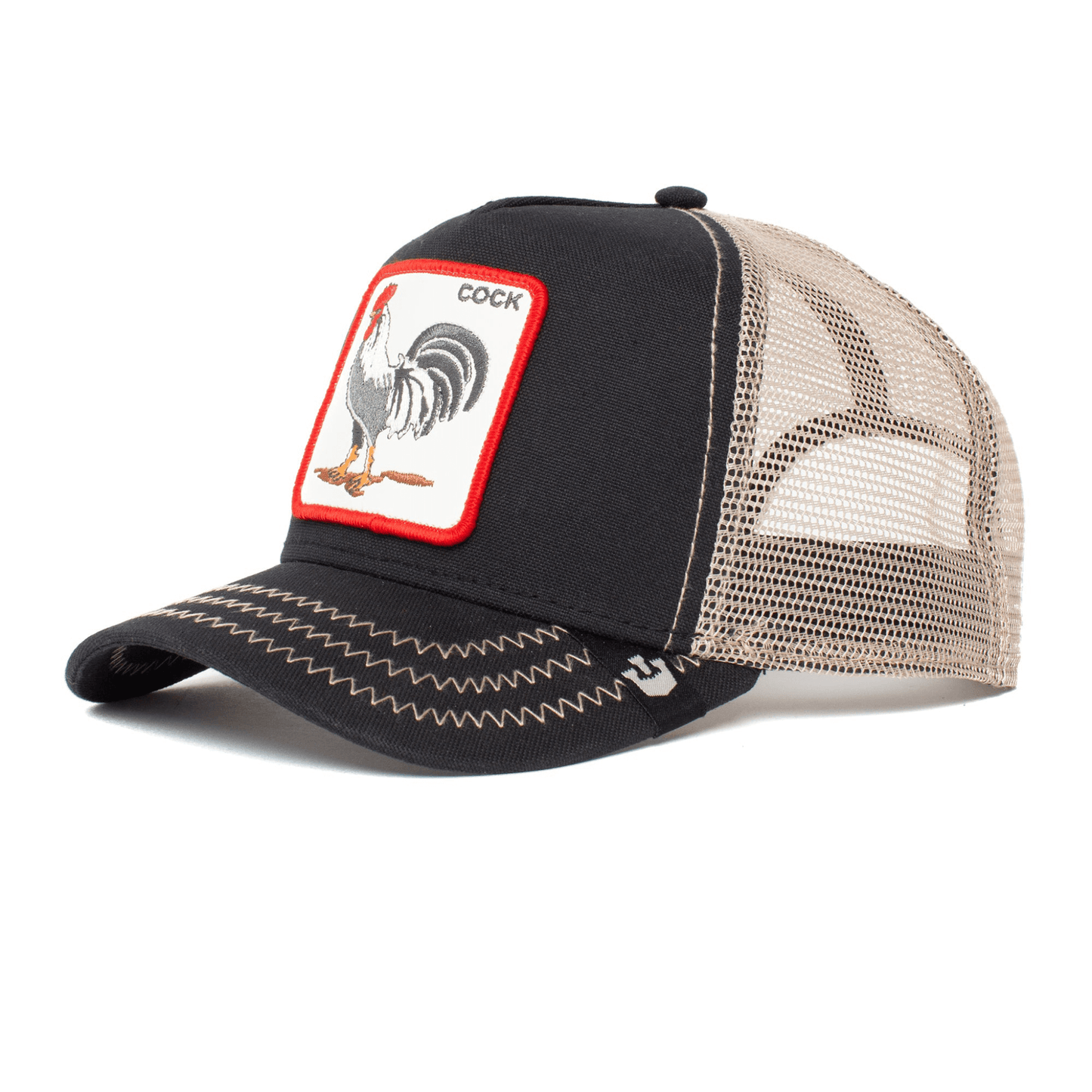Goorin Bros The Cock Trucker Cap - Black