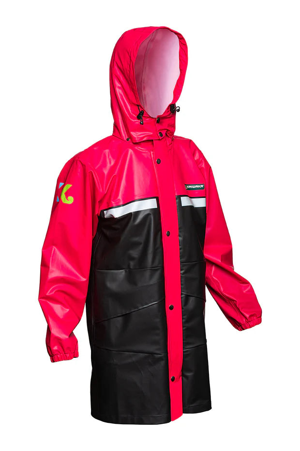 Kaiwaka Kids Trekz Parka - Raspberry/Grey