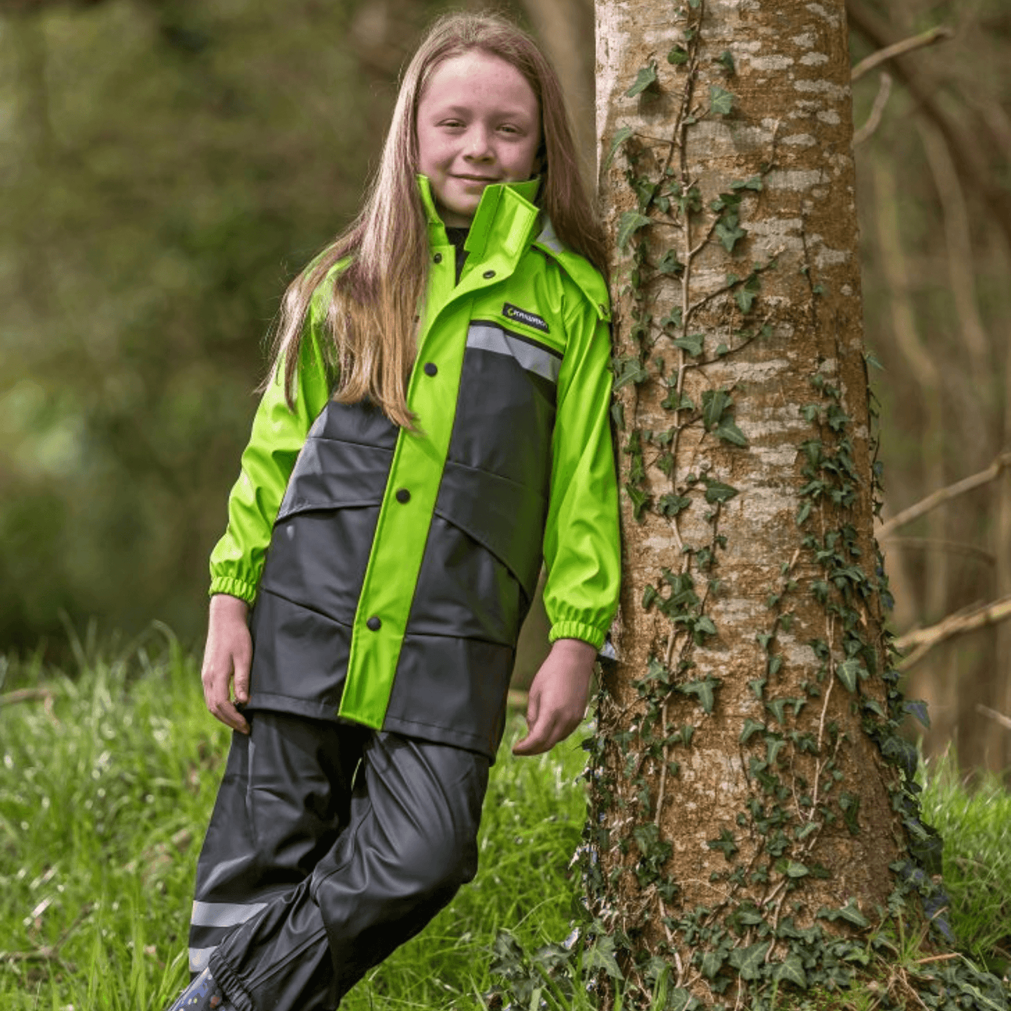 Kaiwaka Kids Trekz Parka - Grey/Green