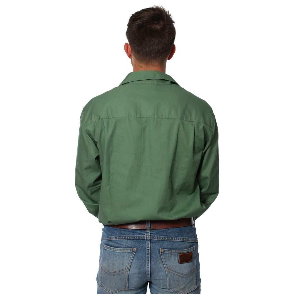 
                  
                    Ringers Western - Men's King River Work Shirt - Cactus Green
                  
                