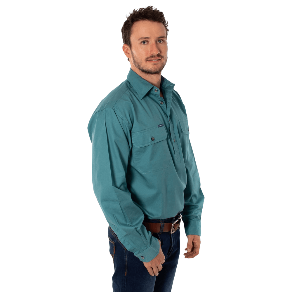 
                  
                    Ringers Western - Men's King River Work Shirt - Dusty Jade
                  
                