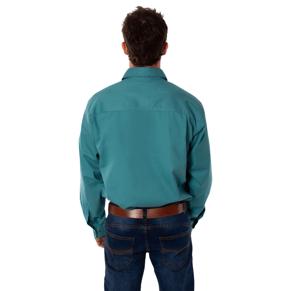 
                  
                    Ringers Western - Men's King River Work Shirt - Dusty Jade
                  
                