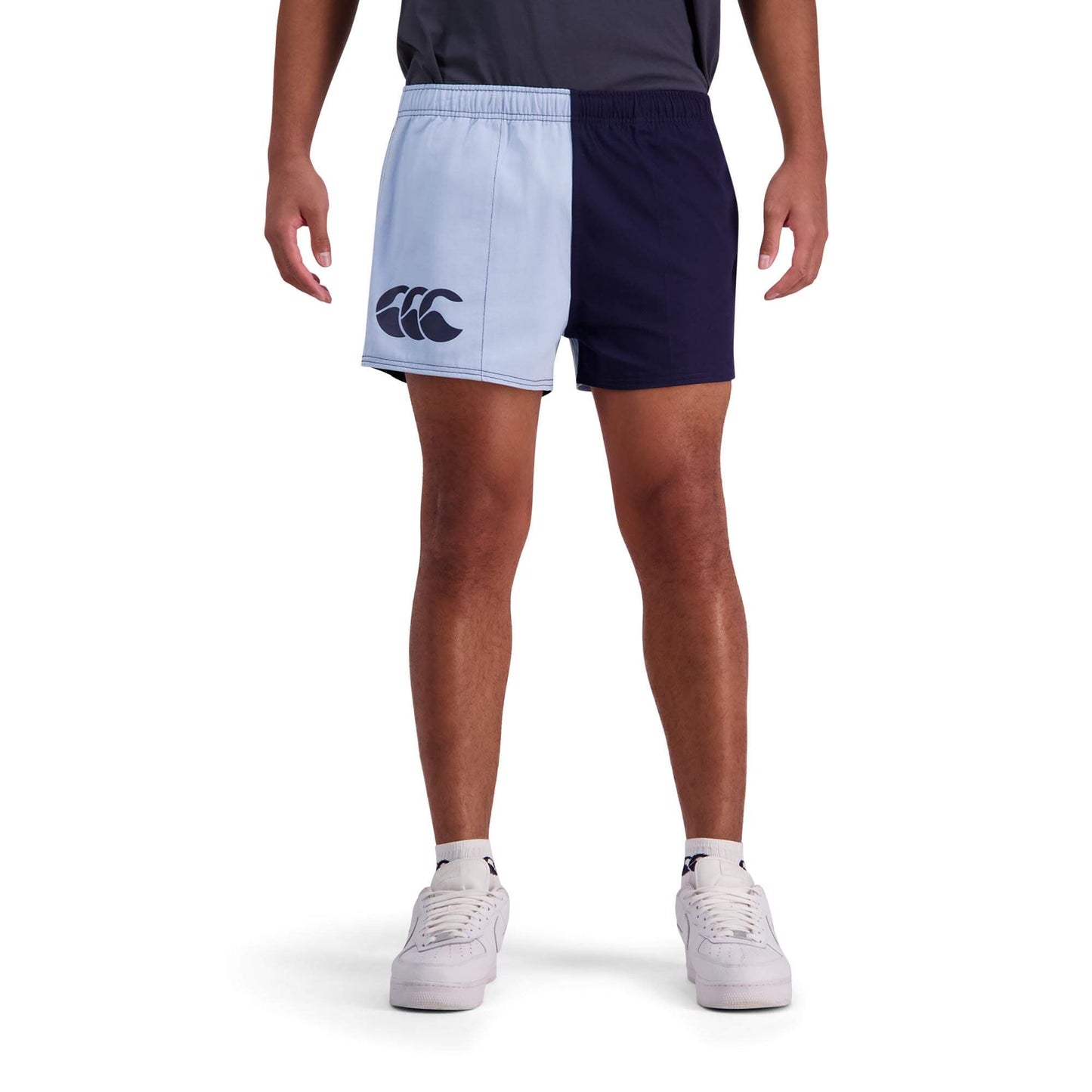 Canterbury Limited Edition Harlequin Shorts (Unisex) - Black Iris/Light Blue