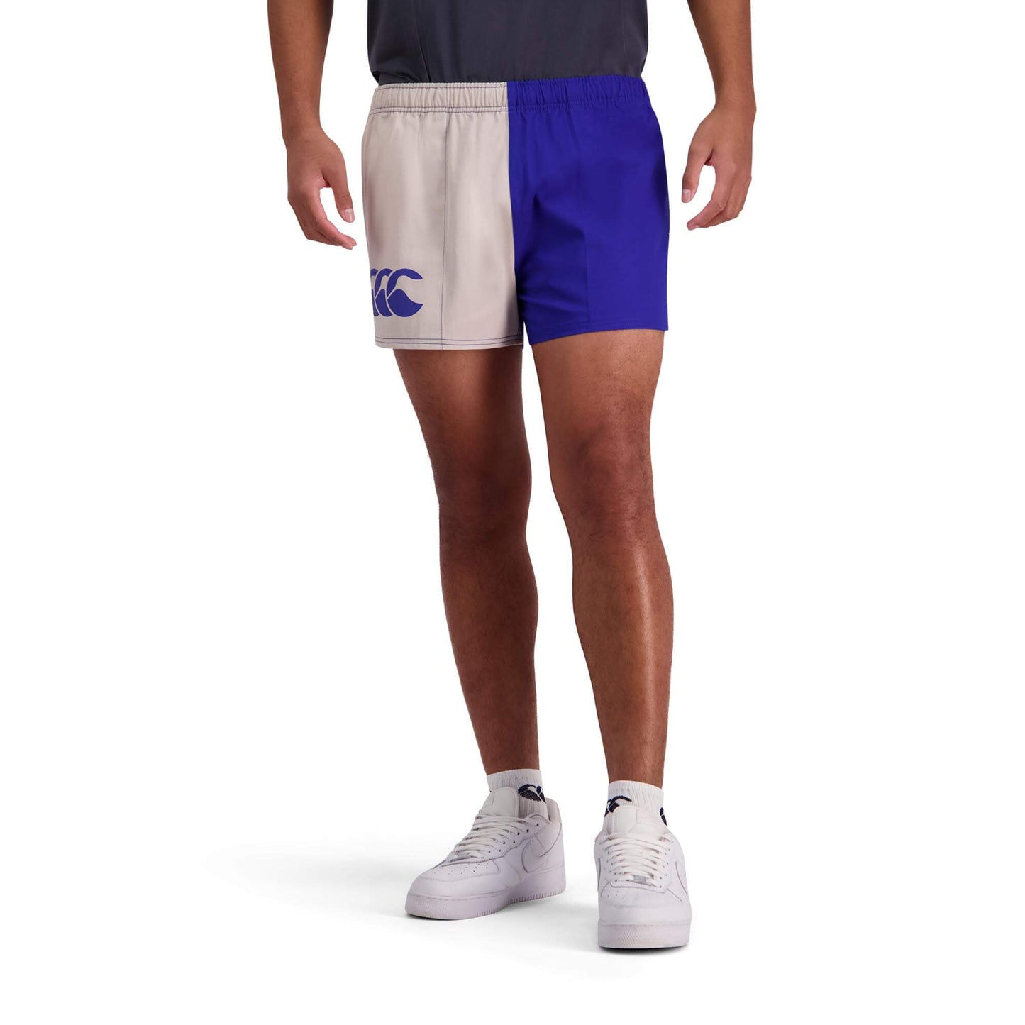 Canterbury Limited Edition Harlequin Shorts (Unisex) - Dove/Mazarine Blue