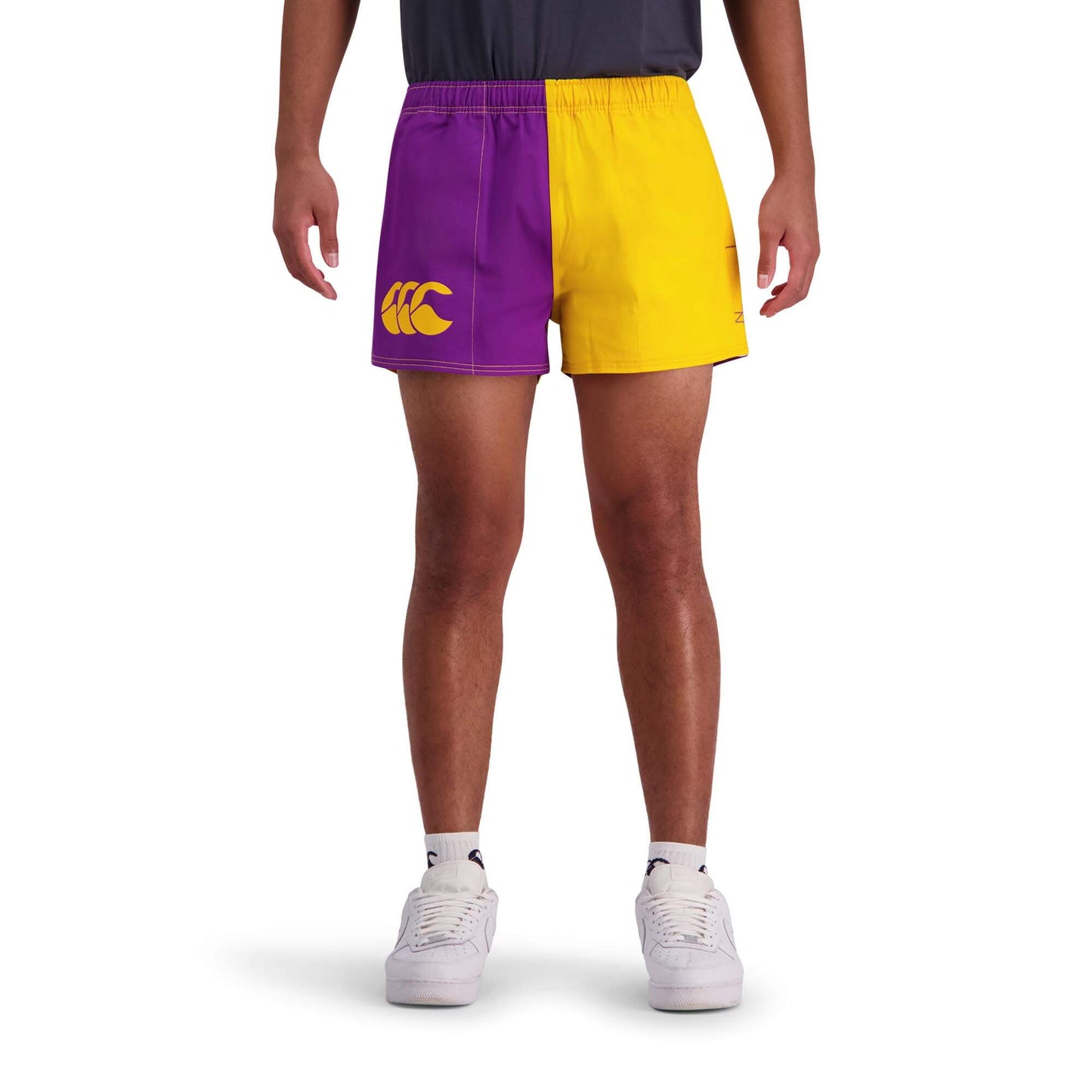 Canterbury Limited Edition Harlequin Shorts (Unisex) - Gold/Purple