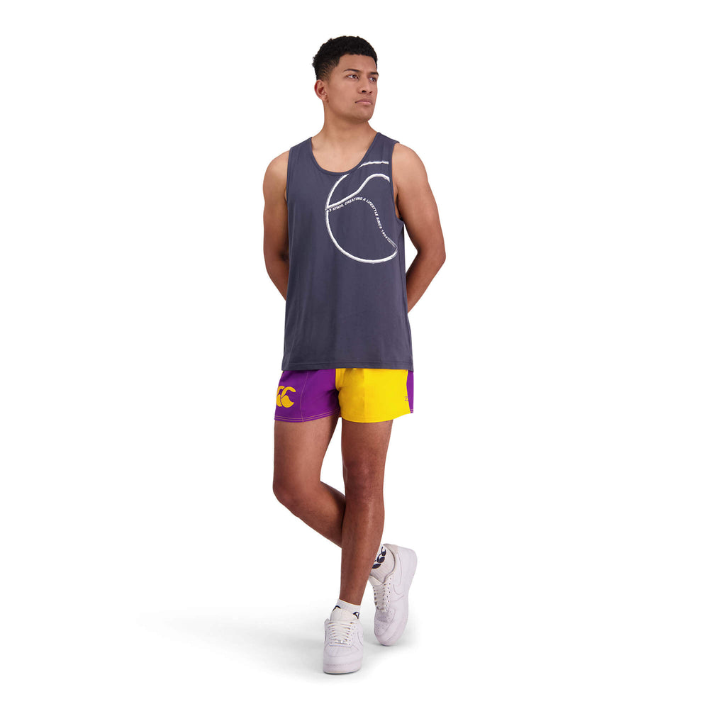 
                  
                    Canterbury Limited Edition Harlequin Shorts (Unisex) - Gold/Purple
                  
                