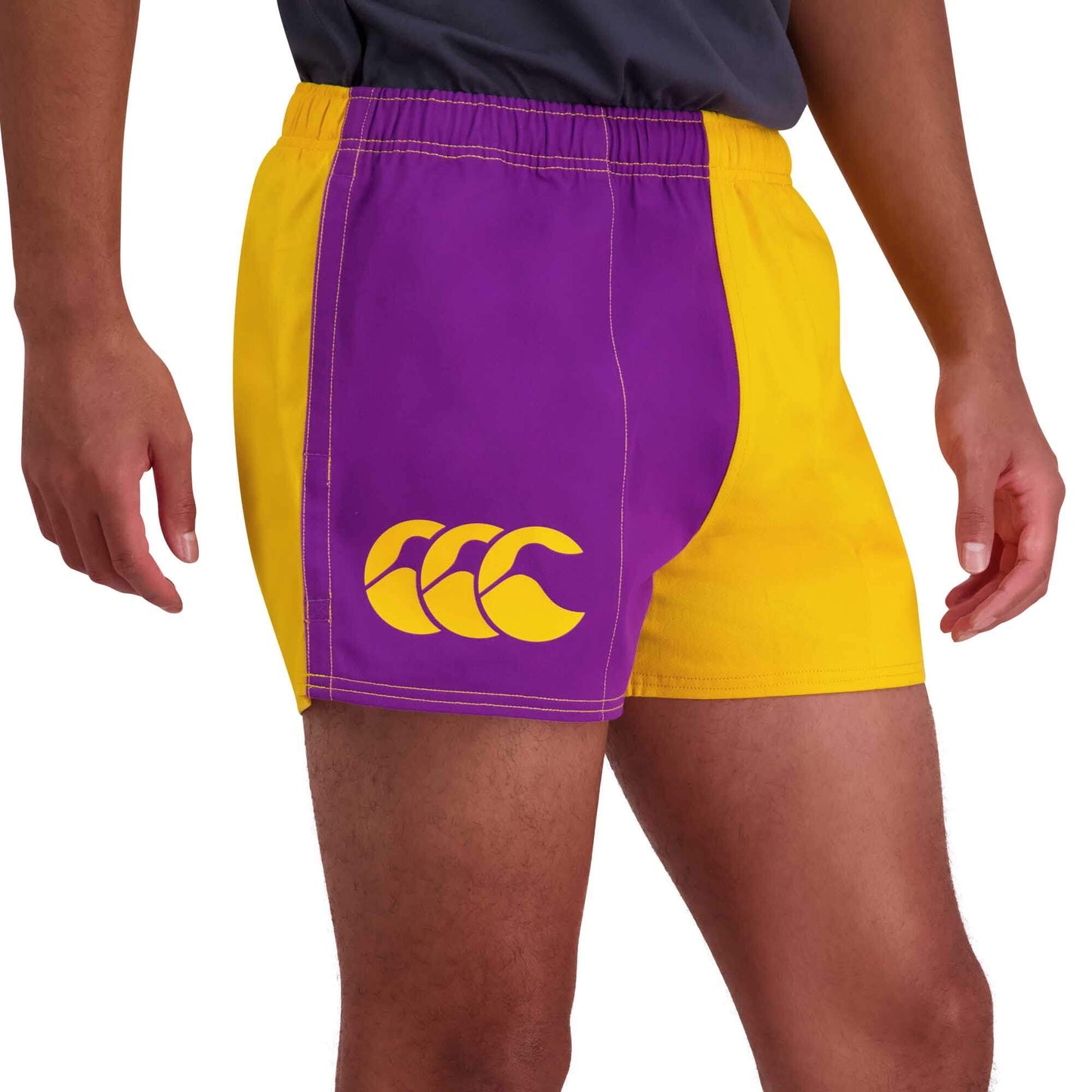 Canterbury Limited Edition Harlequin Shorts (Unisex) - Gold/Purple