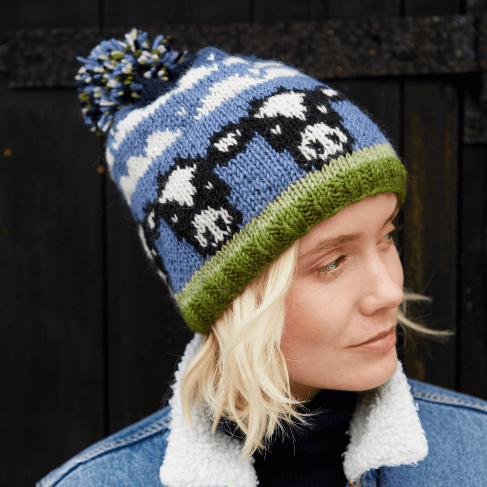 Pachamama Dairy Cow Bobble Beanie