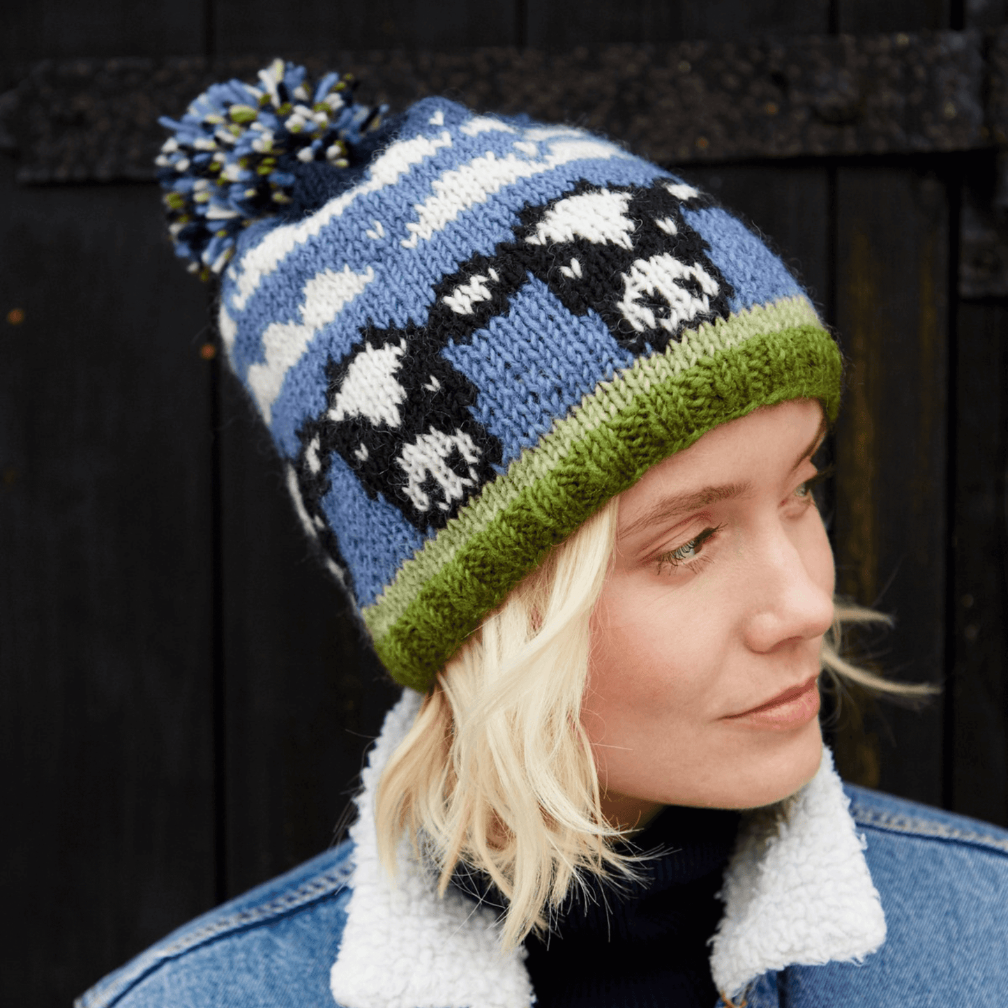 Pachamama Dairy Cow Bobble Beanie