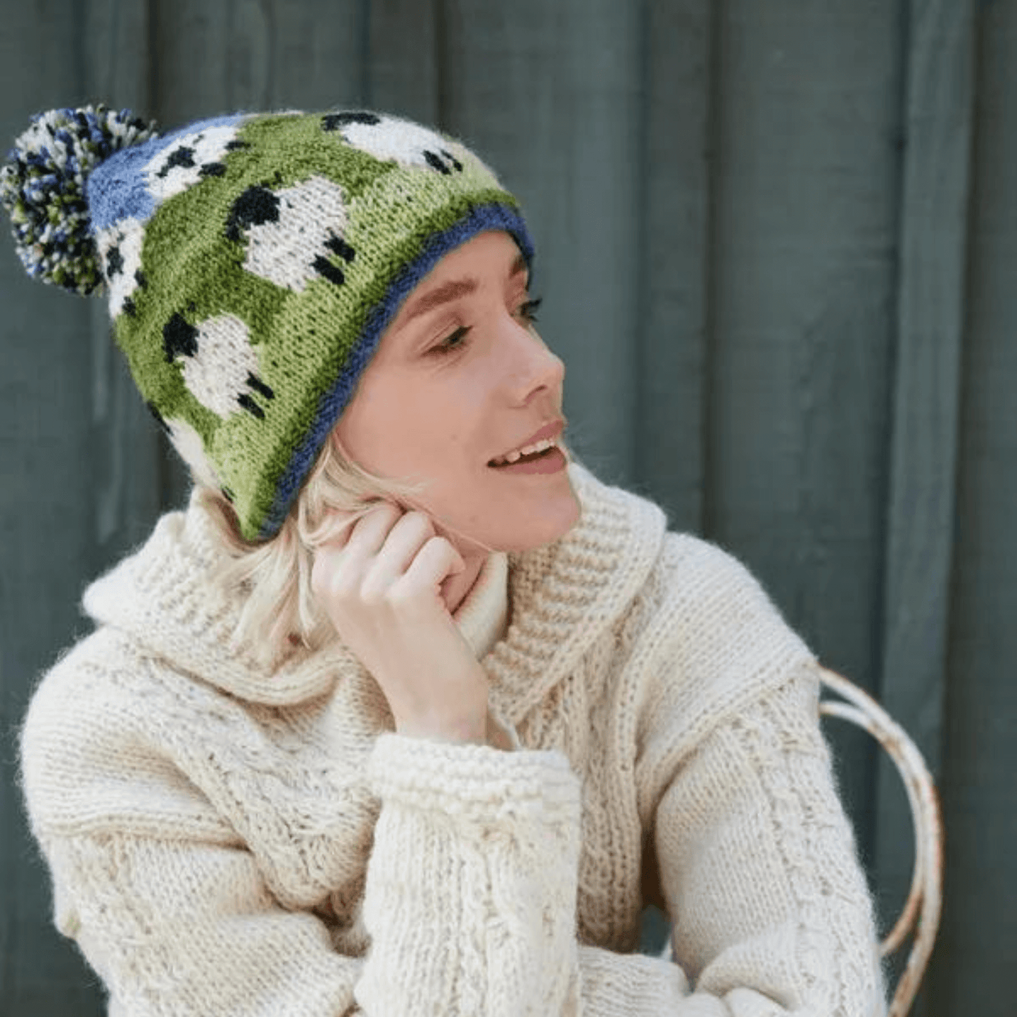 Pachamama Knitwear - Flock of Sheep Bobble Beanie