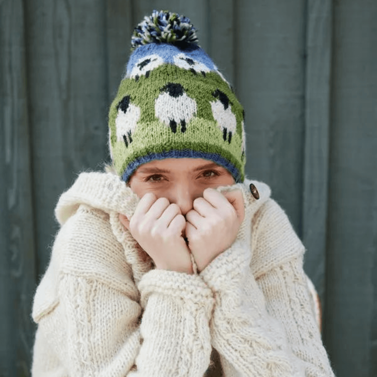 Pachamama Flock of Sheep Bobble Beanie