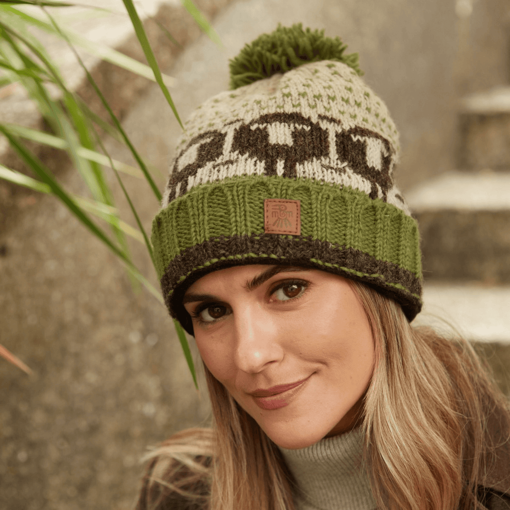 
                  
                    Pachamama Herdwick Sheep Roll Back Bobble Beanie
                  
                