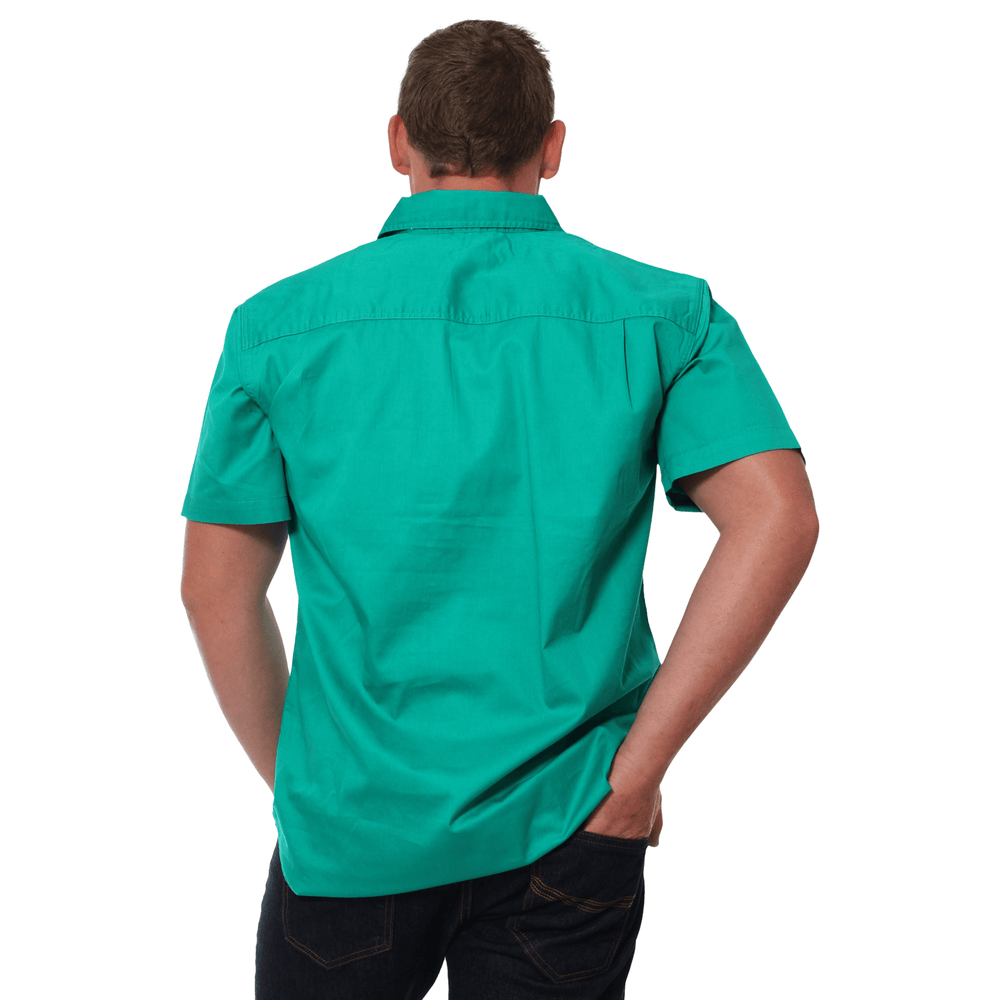 
                  
                    Ringers Western - Men's Pack Saddle Work Shirt - Green
                  
                