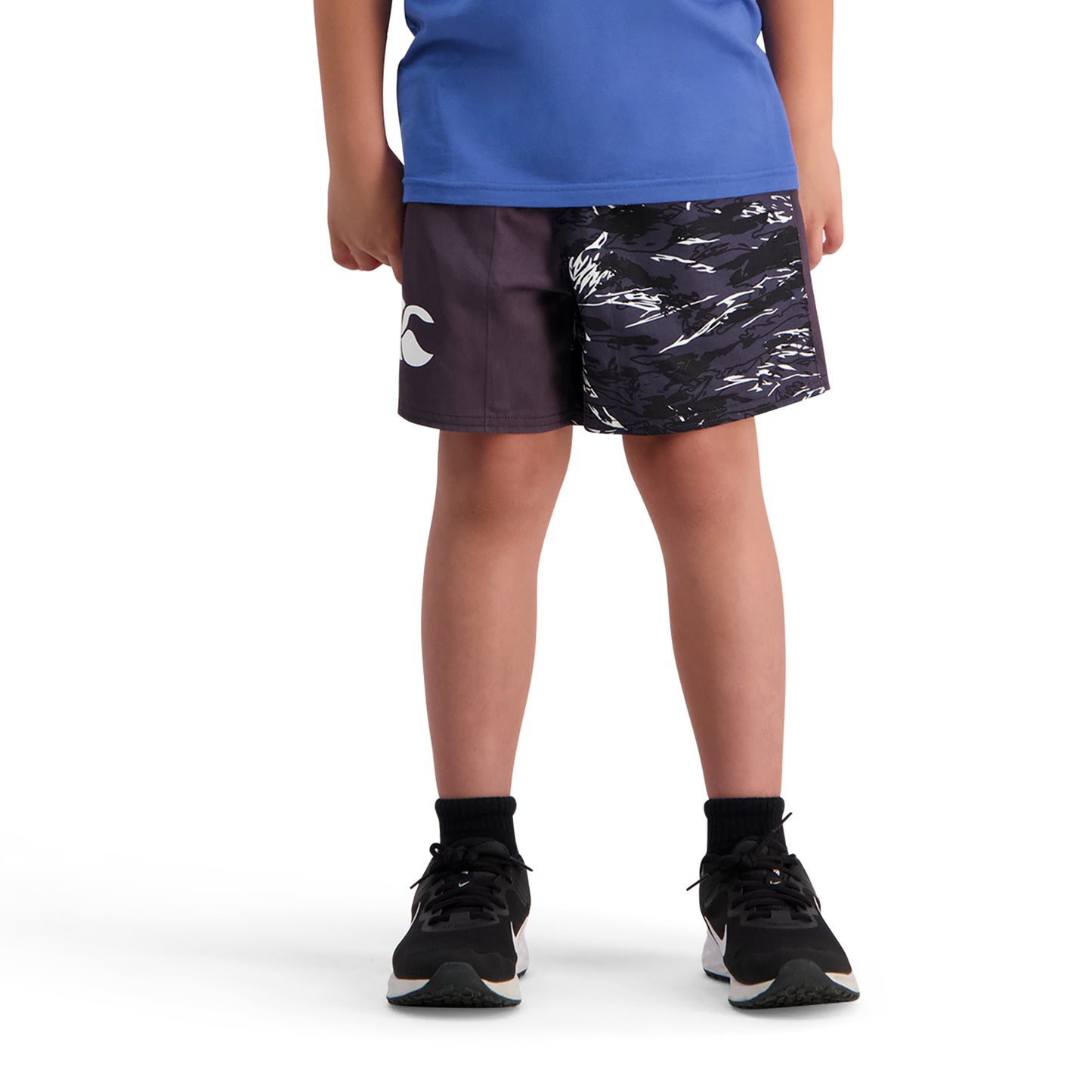 Canterbury Kids Limited Edition Harlequin Shorts (Unisex) - Graphite Grey Militia