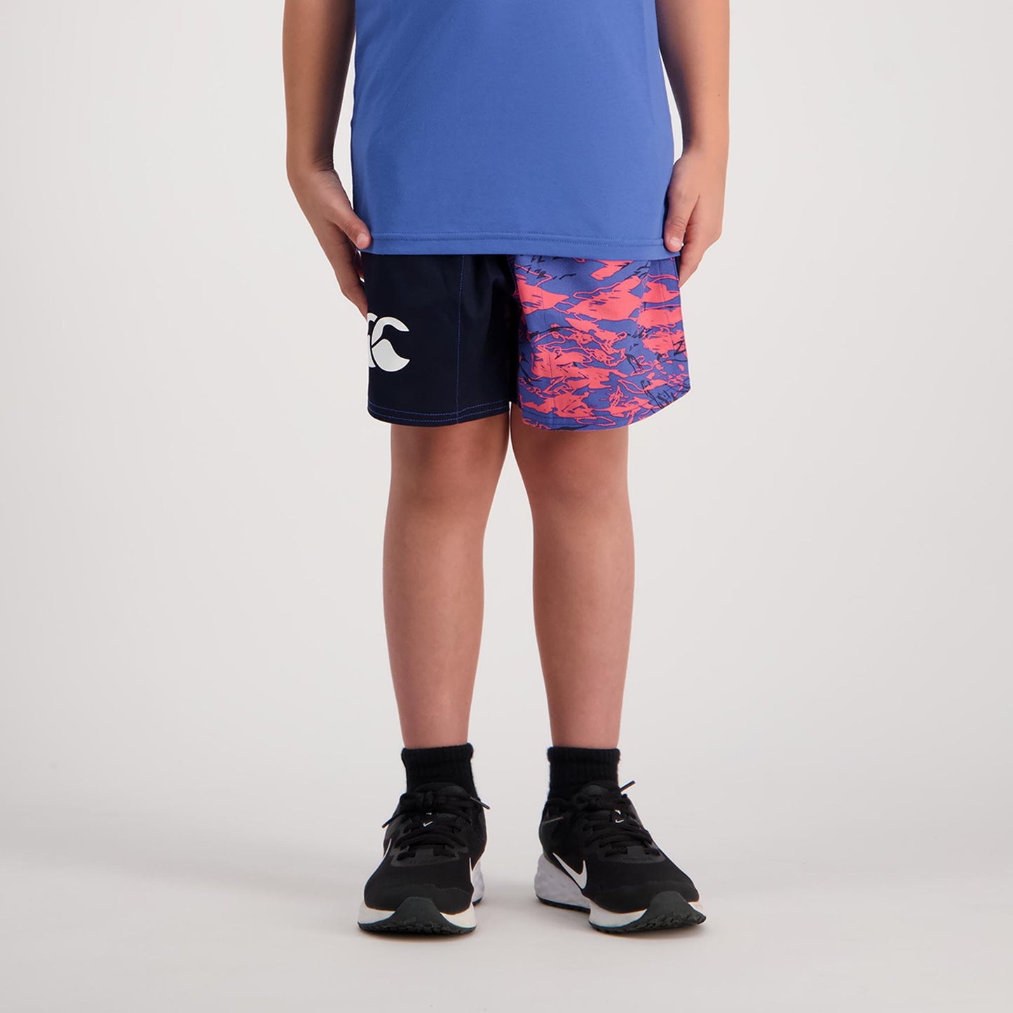 Canterbury Kids Limited Edition Harlequin Short (Unisex) - Kissed Coral Militia