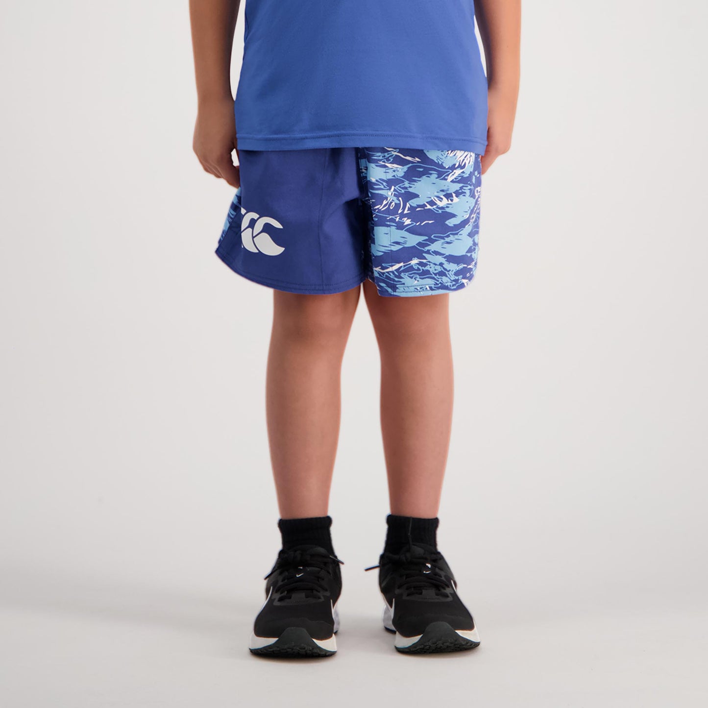 Canterbury Kids Limited Edition Harlequin Shorts (Unisex) - Bright Cobalt Militia