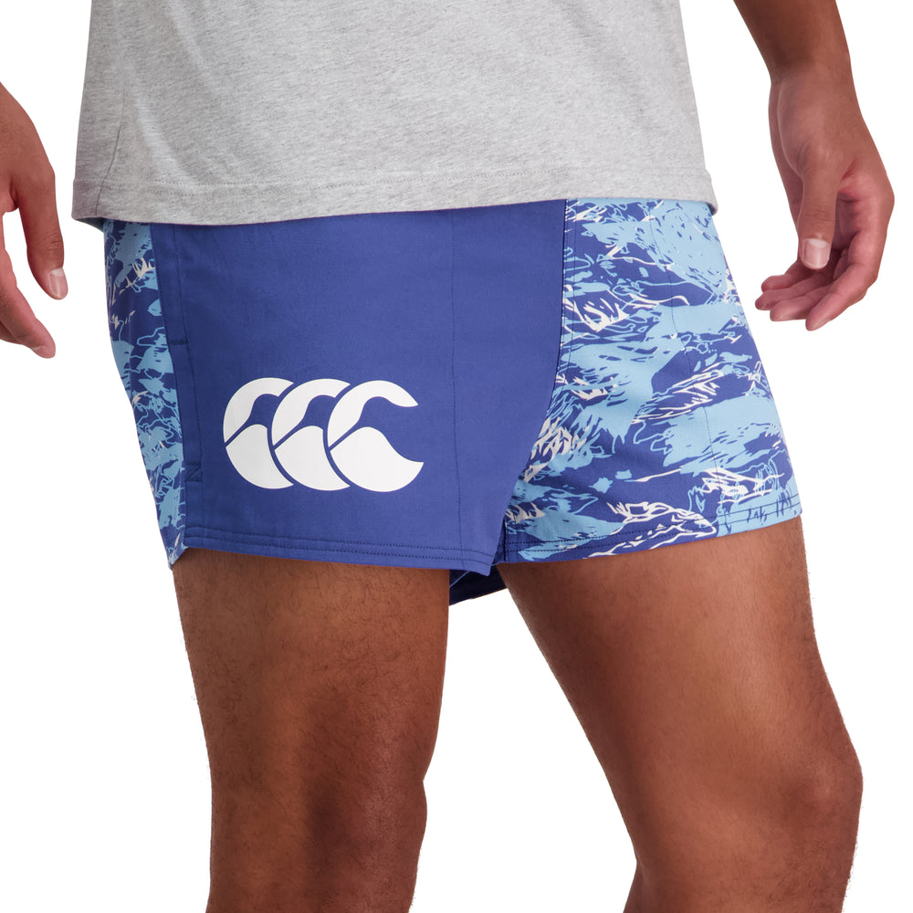 Canterbury Limited Edition Harlequin Shorts (Unisex) - Bright Cobalt Militia