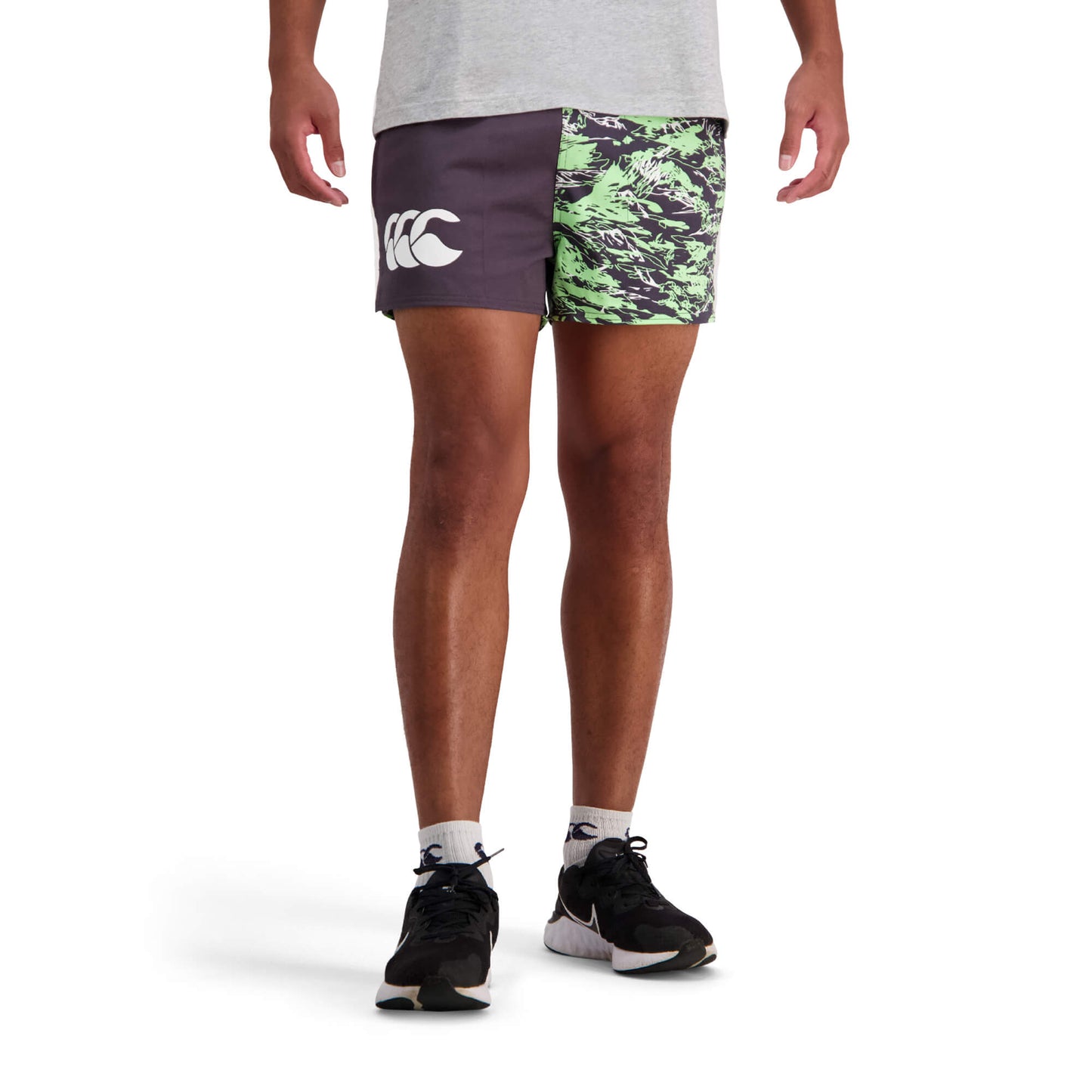 Canterbury Limited Edition Harlequin Shorts (Unisex) - Paradise Green Militia