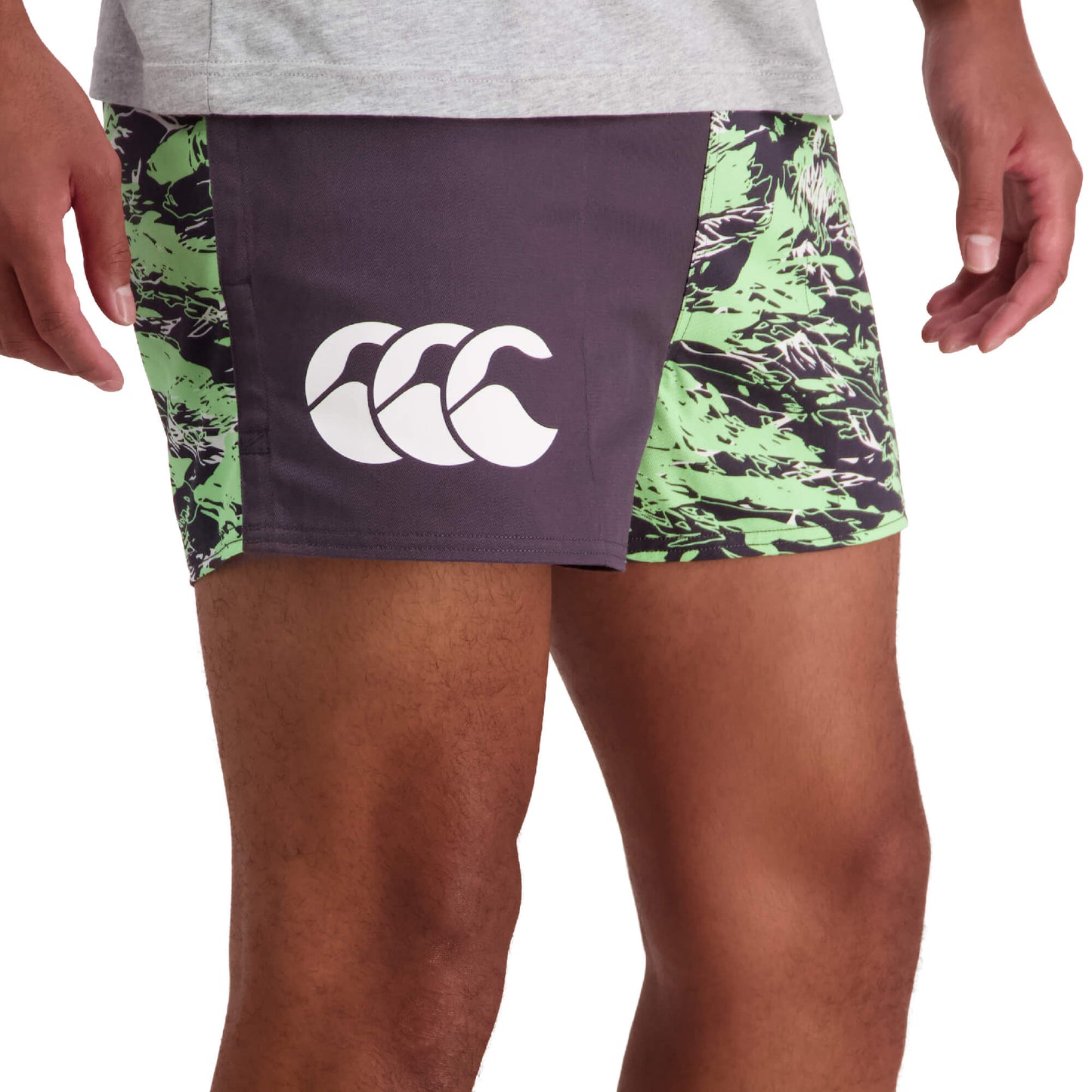 Canterbury Limited Edition Harlequin Shorts (Unisex) - Paradise Green Militia