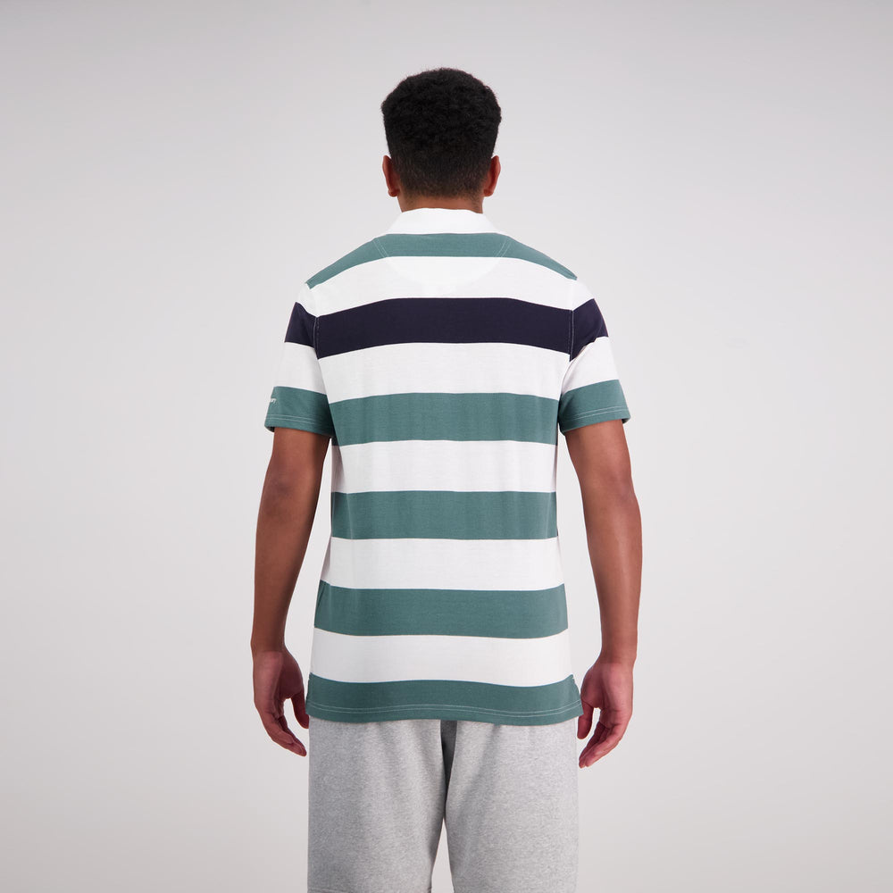 Canterbury Rugby Polo Jersey (Unisex) - Bright White & Green