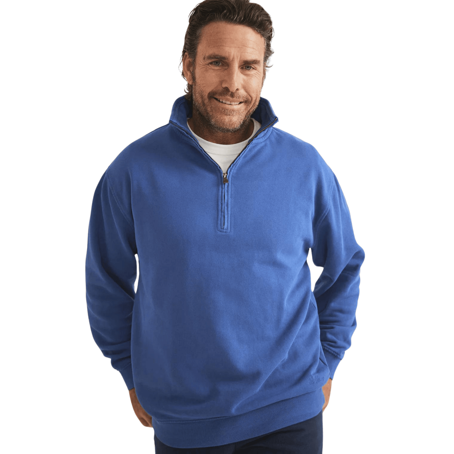 RB Sellars Trentham Half Zip Jumper (Unisex) - Royal