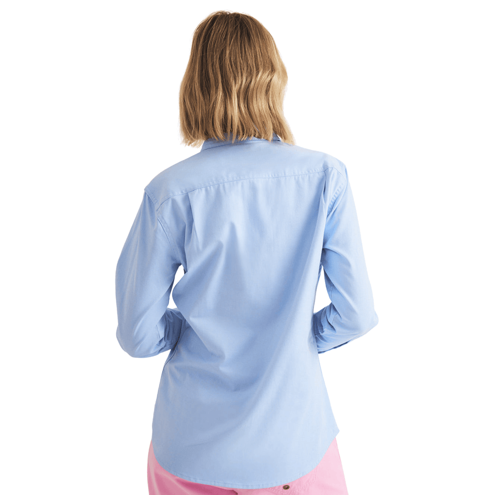 
                  
                    RB Sellars Women's Sandy Half Button Light Weight Work Shirt - Pale Blue
                  
                