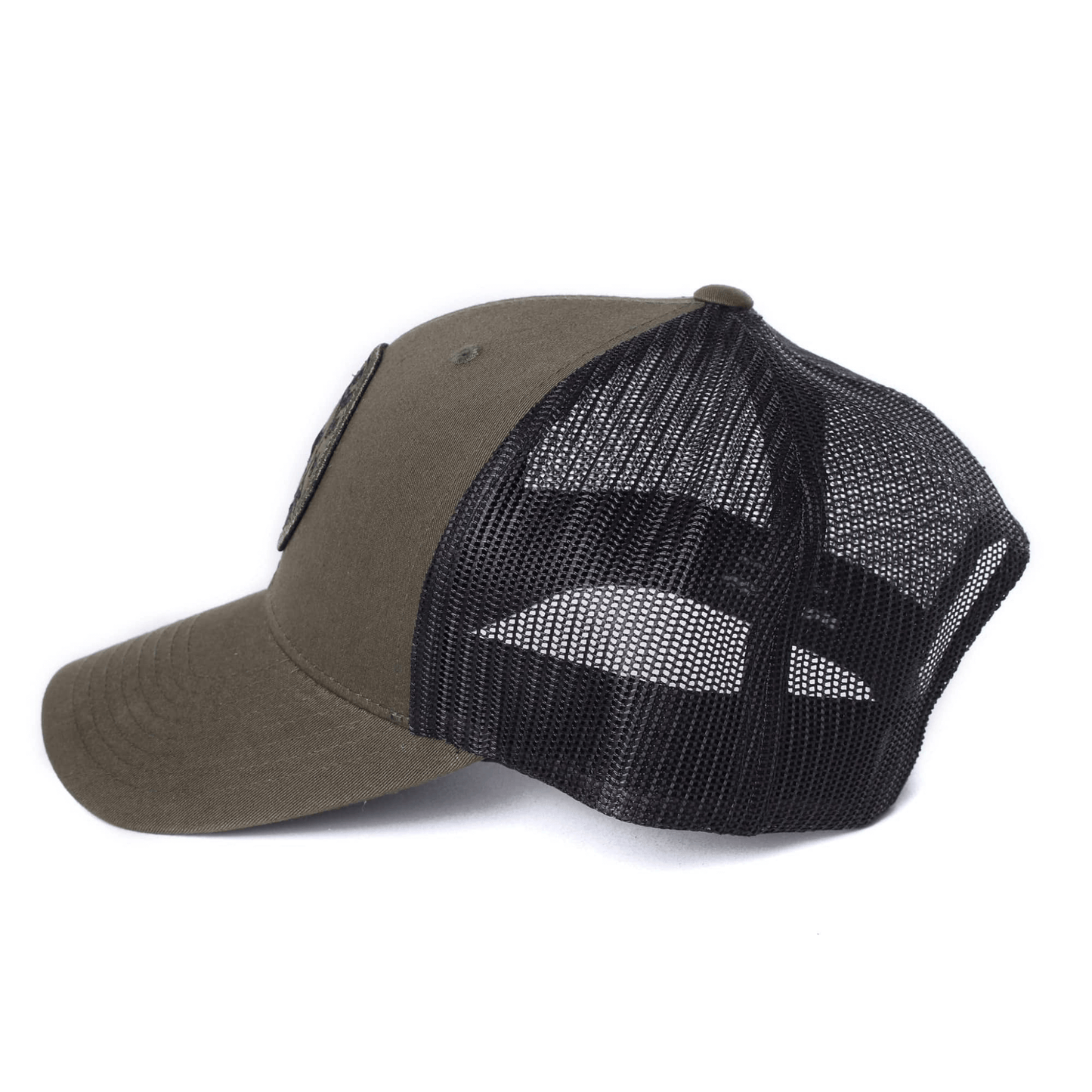Ringers Western - Unisex Signature Bull Trucker Cap - Army / Black
