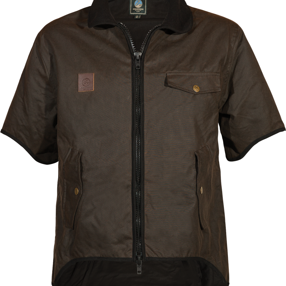 Oilskin jacket pictured on its own
