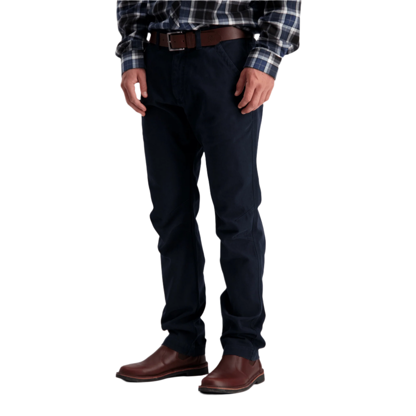 Swanndri Men's Bedrock Canvas Work Jeans - Navy