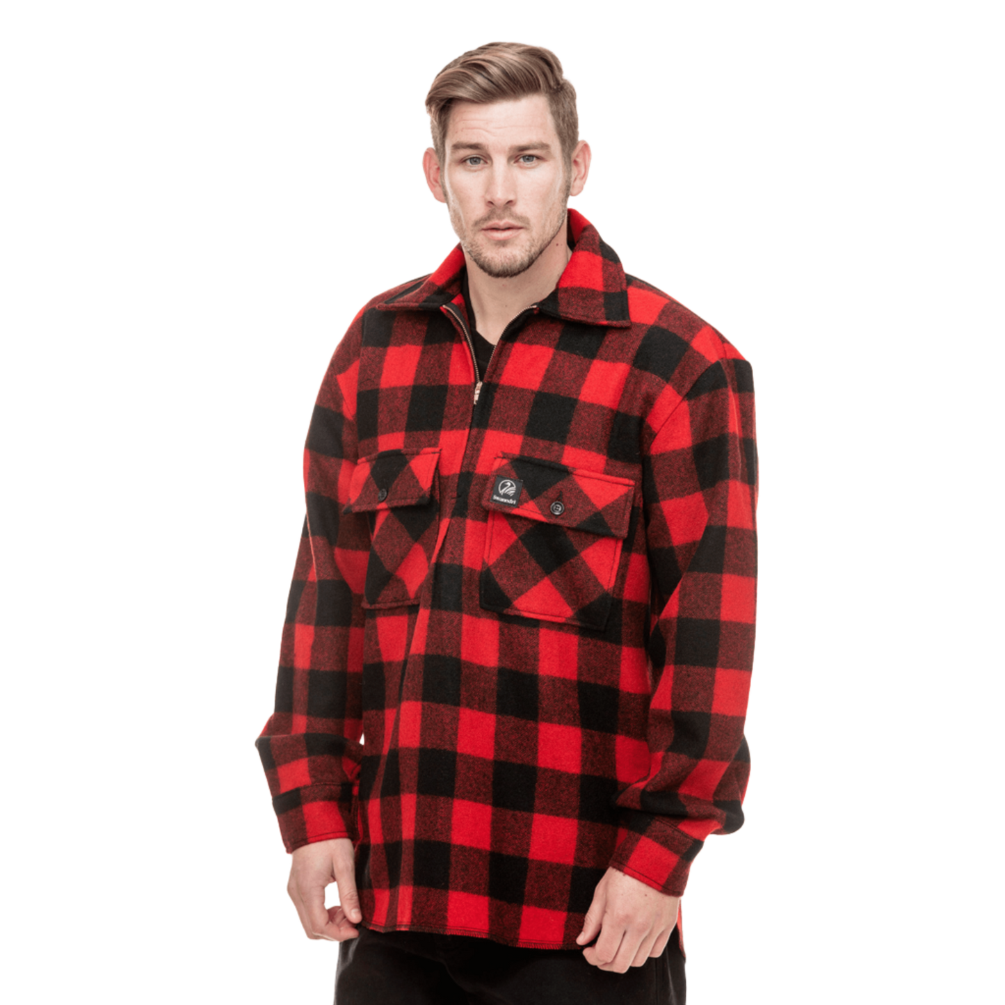Swanndri Ranger Bush Shirt - Red/Black