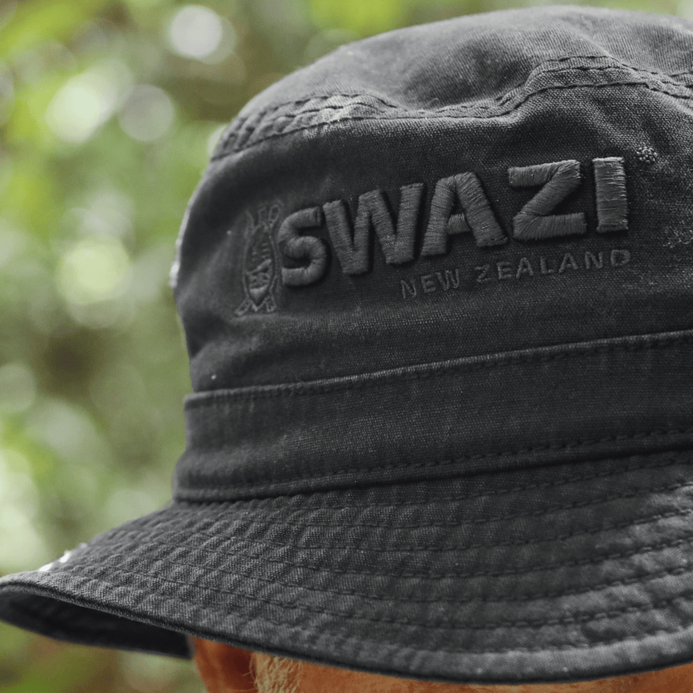 
                  
                    Swazi Bucket Hat - Black
                  
                